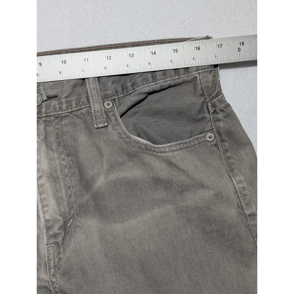 Levi's 569 Loose Straight Jeans 34x30 Gray‎ Denim 100% Cotton Mens Baggy Skater